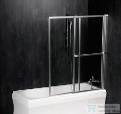 SAPHO POLYSAN Olbia 123 teleszkópos kádparaván csiszolt alumínium kerettel 30317 (30317)