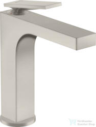 Hansgrohe AXOR CITTERIO 160 magasított mosdó csaptelep automata leeresztővel, rozsdamentes acél hatású 39023800 (39023800)