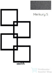 Radeco LOCO 4 MINI 915x500 design radiátor, Merkury 5 (metál sötétszürke) színben, balos (Radeco_LOCO_4_MINI_B_Merkury5)