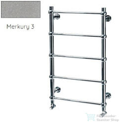 Radeco ESFERA KOLOR 905x550 design radiátor, MERKURY 3 (metál világosszürke) színben (Radeco_ESFERA_KOLOR_MERKURY3)