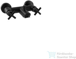 Bugnatese RODOS kádtöltő csaptelep zuhanyszett nélkül, matt fekete 7308NE (7308NE)
