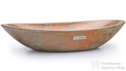 S.V.I.S. Design ORION BASIC mosdó 60 cm - SMOKED METAL, réz és zöld, félmatt lakk UBX. ORION. BC. 060.000. MS. 03.2 (UBX_ORION_BC_060_000_MS_03_2)