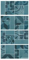 Marazzi D_Segni Blend Azzurro Mosaico 19x38 cm-es padlólap M8WR (M8WR)