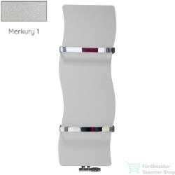 Radeco VINKA 1190x353 design radiátor törölközőtartó nélkül, MERKURY 1 (metál ezüst) színben (Radeco_VINKA_MERKURY1)