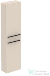 Ideal Standard I. Life S 40x21x160 cm-es 2 ajtós szekrény fogantyú nélkül, Sand beige matt T5288NF (T5288NF)