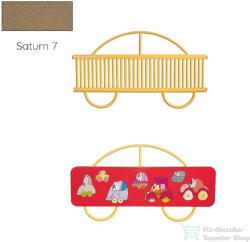 Radeco AUTO 680x1250 design radiátor gyerekszobába, SATURN 7 (metál homok) színben (Radeco_AUTO_SATURN7)