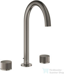 GROHE ATRIO PRIVATE 3 üléses mosdó csaptelep automata leeresztővel, Brushed Hard Graphite 20595AL0 (20595AL0)