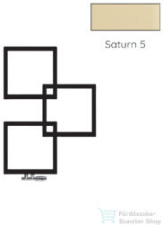 Radeco LOCO 3 MINI 707x500 design radiátor, SATURN 5 (matt krém) színben, jobbos (Radeco_LOCO_3_MINI_J_SATURN5)