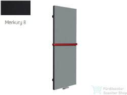 Radeco WALL 1600x560 design radiátor törölközőtartó nélkül, MERKURY 8 (selyemfényű fekete) színben (Radeco_WALL_MERKURY8)