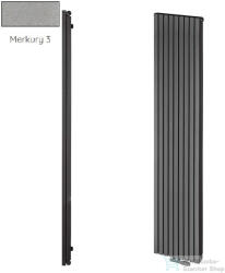 Radeco TORGET PLUS 1 1800x334 design radiátor, MERKURY 3 (metál világosszürke) színben (Radeco_TORGET_PLUS_1_MERKURY3)