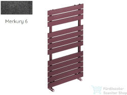 Radeco BARI A3-450/B 970x550 design radiátor, MERKURY 6 (metál fekete) színben (Radeco_BARI_A3_450B_MERKURY6)