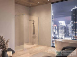 Kolpa San Calypso Wo 100-uni sbr/1 üvegfal, fényes króm 517540 (517540)