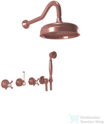Bugnatese Lady falsík alatti komplett zuhanyrendszer 20 cm-es esőztetővel, belső egységgel, zuhanyszettel, rame 927RA (927RA)