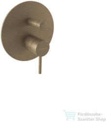 Bugnatese Kline falsík alatti kád /zuhany csaptelep belső egységgel, matt bronz 5772BO (5772BO)