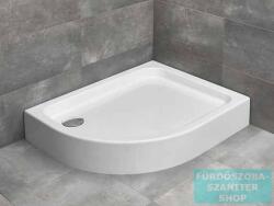 Radaway Laros E 100x80 íves aszimmetrikus zuhanytálca ST 90 zuhanyszifonnal jobbos SLE81017-01R (SLE81017-01R)