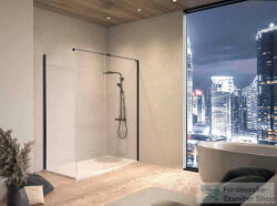 Kolpa San Calypso Win 140×90-uni b/1 walk in üvegfal, fekete 517680 (517680)