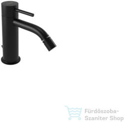 Bugnatese KLINE bidet csaptelep automata leeresztővel, matt fekete 5725NE (5725NE)