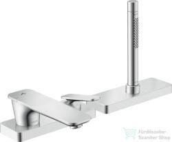 Hansgrohe AXOR CITTERIO C 3 üléses kádtöltő csaptelep zuhanyszettel, alaptest nélkül, króm 49430000 (49430000)