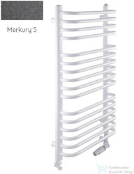 Radeco UMBERTO AD5-500/UE 1380x550 törölközőszárítós radiátor MERKURY 5 (metál sötétszürke) színben (Radeco_UMBERTO_AD5_500_UE_MERKURY5)