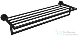 SAPHO BEMETA DARK Törölközőtartó polc, 550x120x265mm, fekete (104219070) (XR421B) (XR421B)