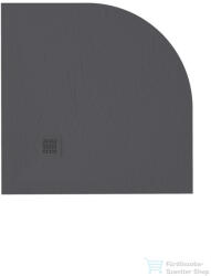 Zenon Angular Slate 90x90 cm-es negyedköríves zuhanytálca, Negro ANG90NE (ANG90NE)