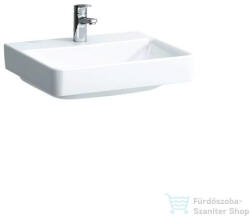 Laufen Pro S 55x46, 5 cm-es mosdó egy csaplyukkal, túlfolyó nélkül, LCC bevonattal, fehér H8109624001561 (H8109624001561)