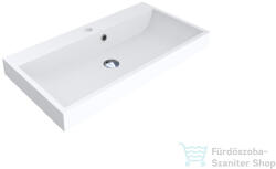 LunArt Atty 800 79, 4x41, 7 cm-es beépíthető öntöttmárvány mosdó, matt fehér 5999123005724 (5999123005724)