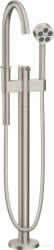 Hansgrohe AXOR ONE szabadonálló kádtöltő csaptelep zuhanyszettel, alaptest nélkül, Rozsdamentes acél hatású 48440800 (48440800)