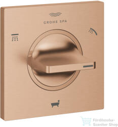 GROHE ALLURE falsík alatti zuhanyváltó 3 fogyasztóhoz belső egység nélkül, Brushed Warm Sunset 19590DL1 (19590DL1)