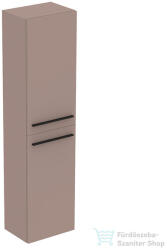 Ideal Standard I. Life A 40x30x160 cm-es 2 ajtós szekrény fogantyú nélkül, Greige matt T5260NH (T5260NH)