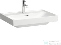 Laufen MEDA 65x46 cm-es falra/bútorra szerelhető csiszolt aljú mosdó, matt fehér H8161147571041 (H8161147571041)