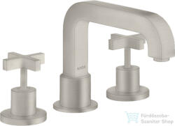Hansgrohe AXOR CITTERIO 3 üléses kádtöltő csaptelep zuhanyszett csatlakozás nélkül, rozsdamentes acél hatású 39436800 (39436800)