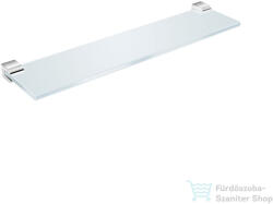 Jika PURE 40 cm-es fali matt üvegpolc, króm H3853B10040001 (H3853B10040001)