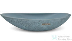 S.V.I.S. Design ORION SANDBLASTED mosdó 60 cm - világos kobaltkék, dekor nélkül, matt lakk UBX. ORION. SB. 060.503. 00.00. 1 (UBX_ORION_SB_060_503_000_0_1)
