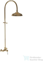 Bugnatese OXFORD zuhanyrendszer 20 cm-es fejzuhannyal, sárgaréz 6349ON (6349ON)