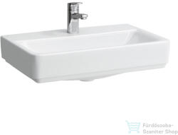 Laufen Pro S 55x38 cm-es csiszolt aljú mosdó túlfolyó nélkül, LCC bevonattal, fehér H8179584001561 (H8179584001561)