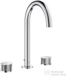 GROHE ATRIO PRIVATE 3 üléses mosdó csaptelep automata leeresztővel, Króm 20595000 (20595000)