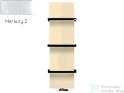 Radeco WALL NEW 1790x470 design radiátor törölközőtartó nélkül, MERKURY 2 (ezüst) színben (Radeco_WALL_NEW_MERKURY2)