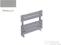 Radeco BARI A1-450/B 410x550 design radiátor, MERKURY 3 ( metál világosszürke) színben (Radeco_BARI_A1_450B_MERKURY3)