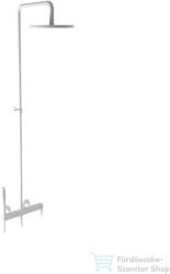 Bugnatese TESS zuhanyrendszer 22, 5 cm-es fejzuhannyal, matt fehér 9642CBI (9642CBI)
