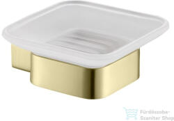 AREZZO design MONO szappantartó, szálcsiszolt arany AR-120021BG (AR-120021BG) - furdoszoba-szaniter