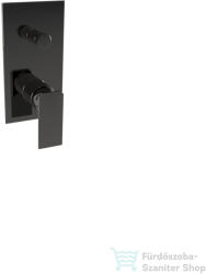 Bugnatese Atelier falsík alatti kád /zuhany csaptelep belső egységgel, PVD fekete 9472PT (9472PT)