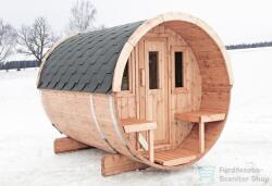  Kültéri hordó szauna 250cm (hordo250)