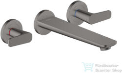Hansgrohe AXOR CITTERIO C falsík alatti kádtöltő csaptelep zuhany csatlakozó és alaptest nélkül, polírozott fekete króm 49482330 (49482330)