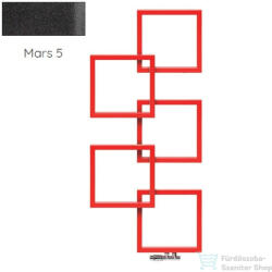 Radeco LOCO 5 1540x685 design radiátor, MARS 5 (antracit) színben, balos (Radeco_LOCO_5_B_MARS5)