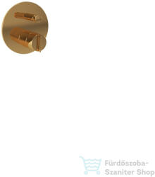 Bugnatese KOBUK termosztátos falsík alatti kád/zuhany csaptelep, arany 2278DO (2278DO)