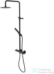 SAPHO ULTRAMIX zuhanyoszlop, zuhanyszettel és fejzuhannyal, matt fekete (UT139B) (UT139B) - furdoszoba-szaniter