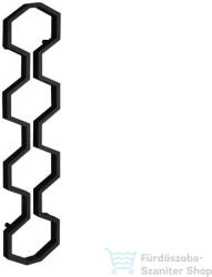 Radeco CARMEL 1800x400 design radiátor, , MERKURY 8 (selyemfényű fekete) színben (Radeco_CARMEL_MERKURY8)