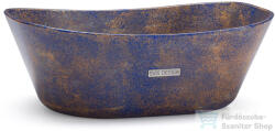 S.V.I.S. Design mosdó 50 cm LIBRA BASIC - GRANITE kék és okker, félmatt lakk UBX. LIBRA. BC. 050.000. GR. 02.2 (UBX_LIBRA_BC_050_000_GR_02_2)
