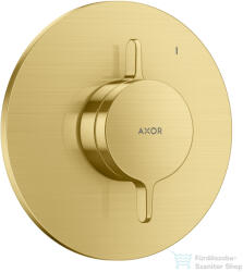 Hansgrohe AXOR ONE falsík alatti kád/zuhany csaptelep alaptest nélkül, szálcsiszolt sárgaréz 48615950 (48615950)